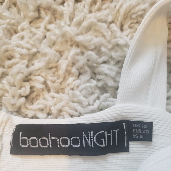 White Party Dress - Boohoo - Picture 3 of 5